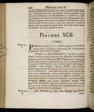 Psalmus XCII.