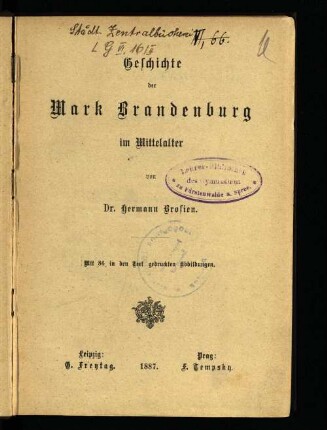 Geschichte der Mark Brandenburg im Mittelalter