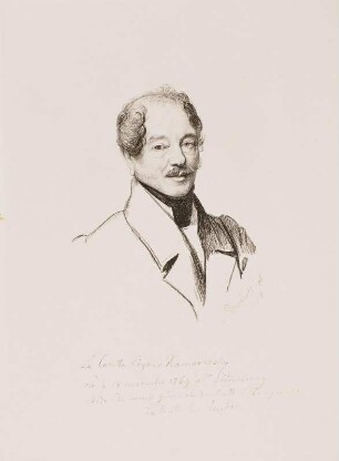 Bildnis des kaiserlich russischen Adjudanten Graf Edgar Kamarowsky