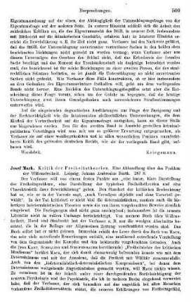 509-511, Josef Mack, Kritik der Freiheitstheorien. Eine Abhandlung über das Problem der Willensfreiheit