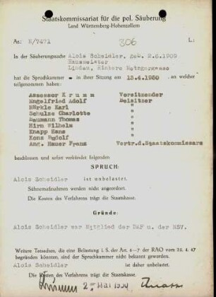 Scheidler, Alois