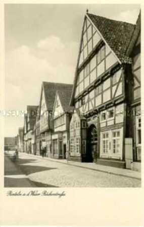 Die Bäckerstraße in Rinteln