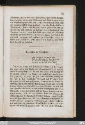 Badeleben in Lauchstädt.