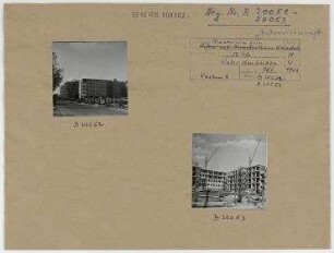 Ministerium für Außenhandel und Innerdeutschen Handel (ab 1967 Ministerium für Außenwirtschaft). Berlin, Mitte, Unter den Linden