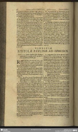 Vindiciae Epistolae Paulinae Ad Ephesios