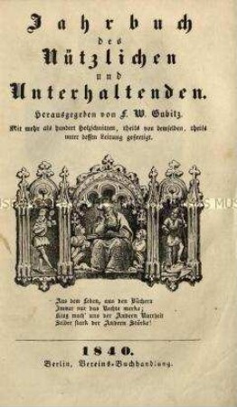 Jahrbuch des Nützlichen und Unterhaltenden. Jg. 1840.
