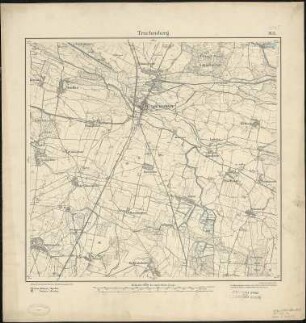 Meßtischblatt 2635 : Trachenberg, 1887 : Trachenberg. - Aufn. 1885. - 1:25000. - [Berlin]: Reichsamt für Landesaufnahme, 1887. - 1 Kt.