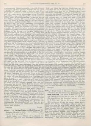 566-568 [Rezension] Goltz, D.H. Freiherr von der, Grundlagen der Christlichen Sozial-Ethik
