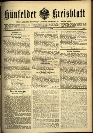 Ausgabe vom Dienstag, den 01. April 1913.