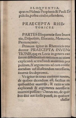 Praecepta Rhetorices.