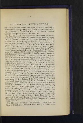 Ordinary General Meeting: The Political Organisation of the Empire. By F. P. Labilliere, Esq.
