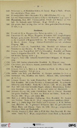 Sachsen (Nr. 1351-1592)