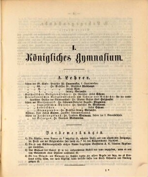 Jahresbericht über die Königl. Studien-Anstalt zu Kempten : für das Schuljahr ... 1857/58, 1857/58