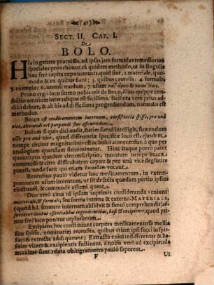 Georgii Wolffgangi Wedelii, Med. Doctoris, Professoris Publici, Consiliarii Et Archiatri Ducalis Saxonici, De Medicamentorum Compositione Extemporanea, ad praxin Clinicam & usum hodiernum accomodata, Liber, Tribus Sectionibus distinctus
