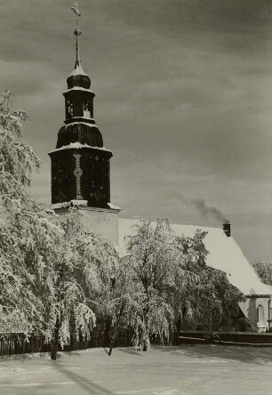 Altenberg-Schellerhau. Dorfkirche Schellerhau (1591/1592). Ansicht von Süden