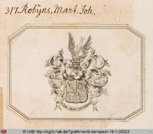 Wappen des Martin Joh. Robyns