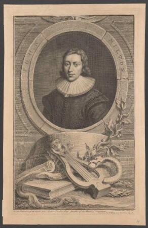 Porträt John Milton (1608-1674)
