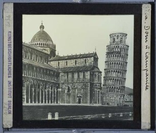 Pisa, Dom,Pisa, Baptisterium,Pisa, Schiefer Turm,Pisa, Piazza dei Miracoli (Domplatz) : Ansicht von Piazza dei Miracoli aus