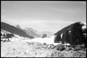 Les Mosses: Blick zum Dents du Midi
