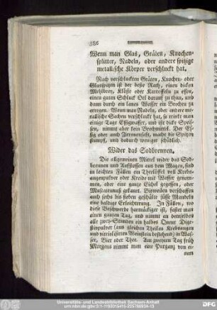 Wider das Sodbrennen.