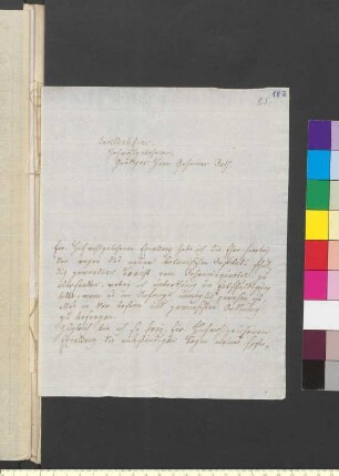 Brief von Batsch, August Johann Georg Karl an Goethe, Johann Wolfgang von