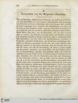 8: Nachrichten von der Belgischen Eisenbahn, [1]