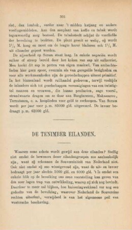 De Tenimber eilanden