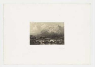 Berglandschaft mit Fluss, Blatt 82 der Folge "Werke"