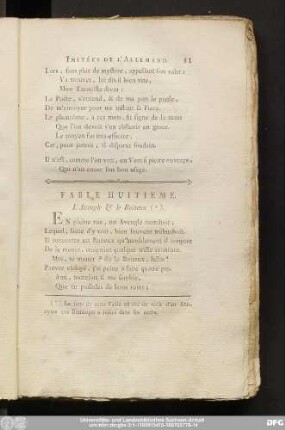 Fable Huitieme. L'Aveugle & le Boiteux.