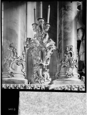 Bruchsal Peterskirche Hochaltar Kerzenleuchter (um 1748)