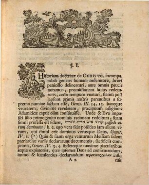 Diss. theol. historiam dogmatis de Christo hominum redemtore succincte exponens