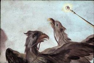 Die Religion im von der göttlichen Weisheit gelenkten Triumphwagen: "Sapientia directrice prosequitur religio"