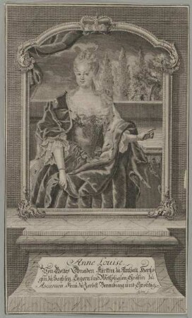 Bildnis der Anne Luise, Fürstin von Anhalt-Dessau
