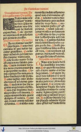 In nativitate domini.
