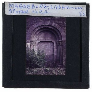 Magdeburg, Kloster Unser Lieben Frauen : Südportal Klosterkirche St. Marien
