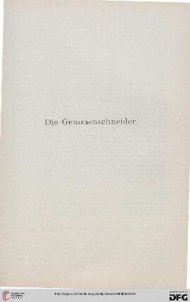 Die Gemmenschneider