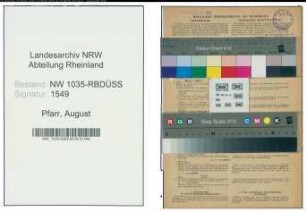 Entnazifizierung August Pfarr , geb. 17.02.1896 (Bergmann)