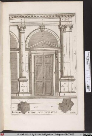 L'Archi Romani con Piedestili