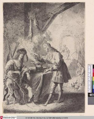 [Esau verkauft sein Erstgeburtsrecht an Jakob; Esau selling his firts.birthright to Jacob]