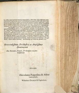 Proteus. Quasi Vestimentum, quod comeditur à tineâ. Job. 13. v. 28. Ludit in humanis Divina Potentia rebus; Hæc dat, prout vult, & dividit Theatrales Actoribus vestes: hunc Regiâ coronâ aut Cidari auro purpuráque fulgentem exornat ... Prologo nostro, Colendissimi Domini Domini Confœderati, quotidiana rerum varietas fidem adstruit, & continuata creaturarum successio ad nauseam declarat adstructam veritatem, quam novissime confirmat Reverendus, Religiosus & Doctissimus Dominus noster Con-Canonicus Augustinus Steyrer. ...