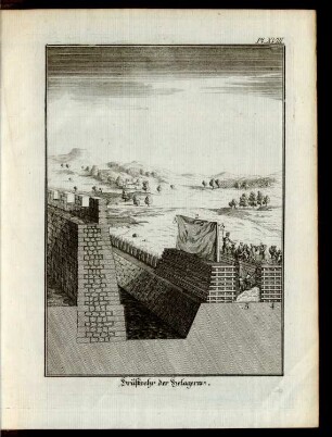 Brustwehr der Belagerer