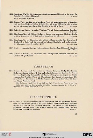 Perserteppiche (Nr. 1240-1243)
