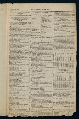 Pages of The Friend Of India