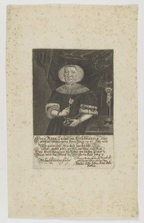 Bildnis der Anna Catharina Kretschmann