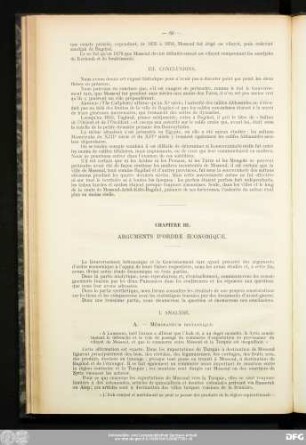 Chapitre III. Arguments D'Ordre Économique.