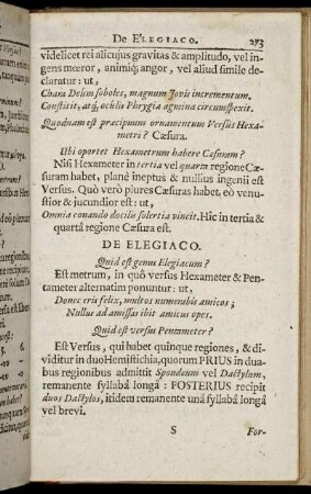 De Elegiaco.