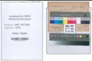 Entnazifizierung Walter Selter , geb. 09.01.1908 (Bahnassistent)
