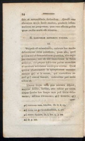 II. Corporis Externa Facies