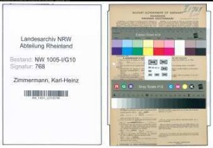 Entnazifizierung Karl-Heinz Zimmermann , geb. 27.01.1922 (Student)