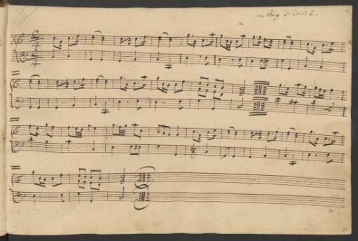 Stücke für Tasteninstrument; clavier; C-Dur